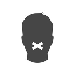 Silence icon, Be quiet icon