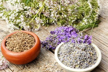 Baldrian und Lavendel