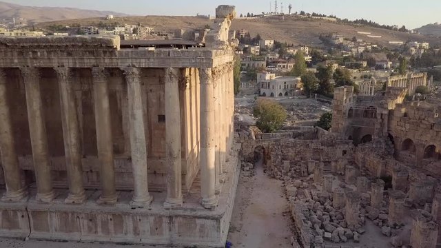 Roman temple of Bacchus in Baalbek, Lebanon