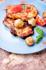 Grilled fillet steak