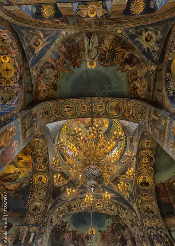 Ceiling Of The Church Of The Savior On Spilled Blood It Is