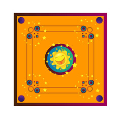 carrom game board background for smartphone game application - obrazy, fototapety, plakaty