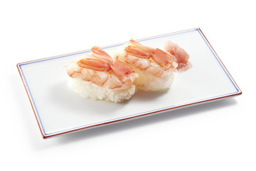 生海老の握り寿司 (raw shrimp)