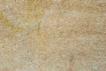 Wall fragment with scratches and cracks