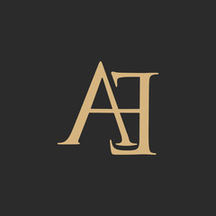 AE logo, monogram, vector