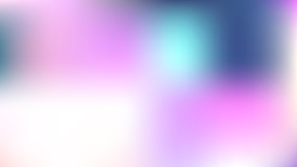 Blurry Fairytale Holographic Vector Background. Dreamy Noble Pink, Purple Mesh Gradient Overlay. Fantasy Holographic Iridescent Defocused Wallpaper. Cute Cosmic Horizontal Card or Banner Background.
