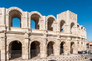 Amphitheater in Arles in Südfrankreich