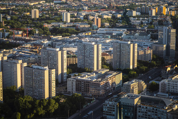 High Angle View Of Buildings In Berlin City