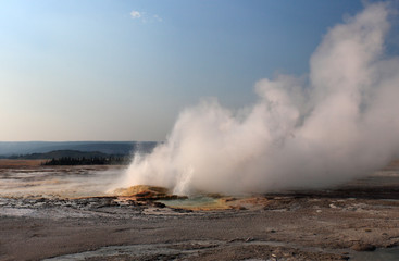 Old Faithful Area and Geysers, Yellowstone NP 