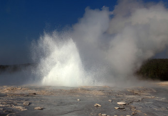 Old Faithful Area and Geysers, Yellowstone NP 