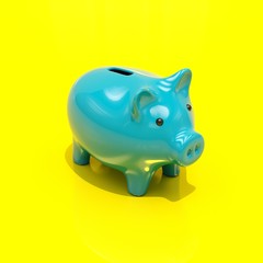 3d Piggy Bank Concept