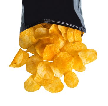Open Bag of Chips Stock Photo | Adobe Stock