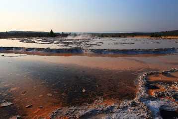 Old Faithful Area and Geysers, Yellowstone NP 