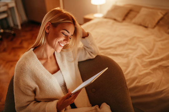 A relaxing evening at home