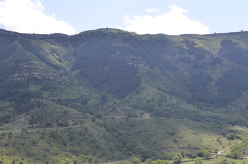 Fototapeta premium Вид на горы