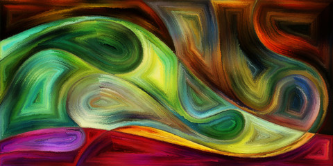 Obraz premium Curve Flow