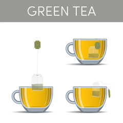 A cup of tea with teabag