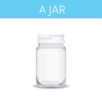 A wide-mouth Mason jar