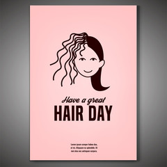 Crazy Hair Day Poster