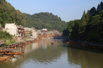 Fototapeta na wymiar Fenghuang Chinese Water Town