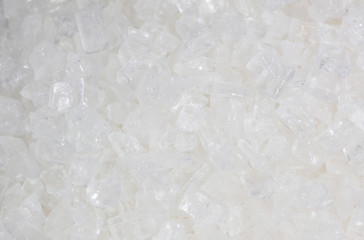 White granulated sugar as a background