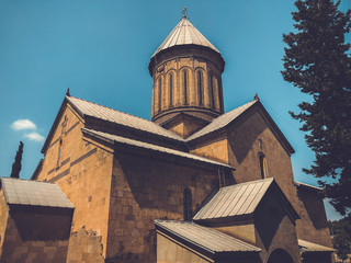 Fototapeta na wymiar Sioni Cathedral of the Dormition is a Georgian Orthodox cathedral in Tbilisi, Georgia.