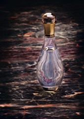 glass perfume oil marble
