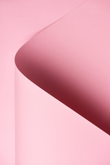 close-up view of abstract beautiful bright pink colored paper background
