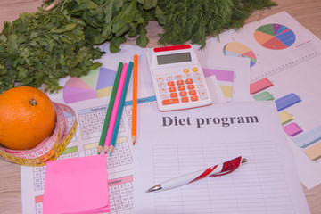 Healthy natural organic food diet, ripe harvest. Low-calorie fruit and vegetables diet. Weight...