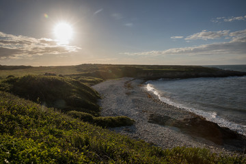 Sonnenuntergang an der Küste - Wales