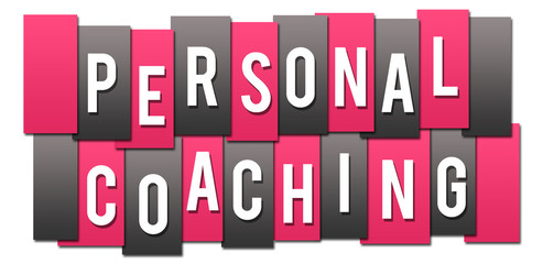 Personal Coaching Pink Grey Stripes Group 