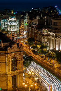 Calles Alcal&aacute; y Gran vIa, Madrid
