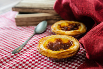 delicious portuguese egg tart dessert