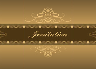 decorative frame in vintage style