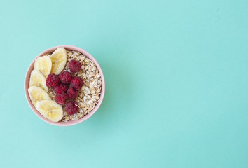 Healthy breakfast concept.