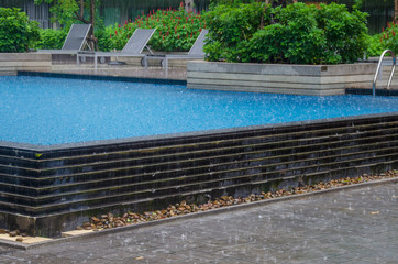 Outdoor swimming pool