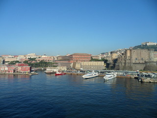 Fototapeta na wymiar Hafen von Neapel