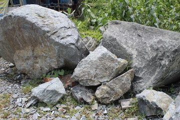 natural stone in nature