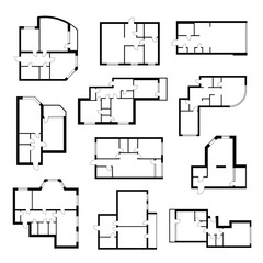 Apartment plan set