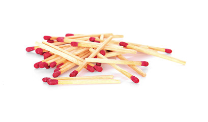 matches isolated on white background