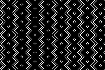 Design seamless monochrome zigzag pattern