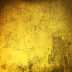 Abstract yellow grunge texture