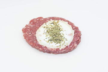  burger of cheese isolated