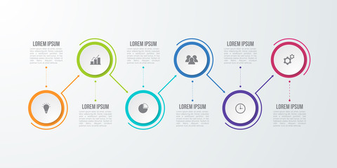 Infographic template for business, education, web design, banners, brochures, flyers, diagram, workflow, timeline. Vector illustration.