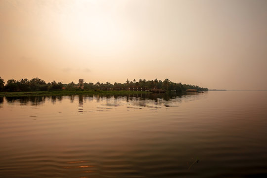 Lake Vembanad, Kerala, India