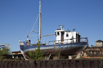 Fototapeta premium Altes Schiff Wrack