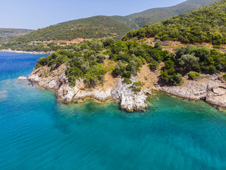 Griechenland,  Ägäis, Pagasitische Golf, griechischen Halbinsel Pilion, Meerenge von Trikeri, Region Volos,  Trikeri-Melina, Strand von Kufala © David Brown