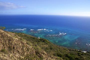 Fototapeta na wymiar walking in hawaii