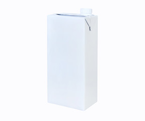 packaging isolated on white