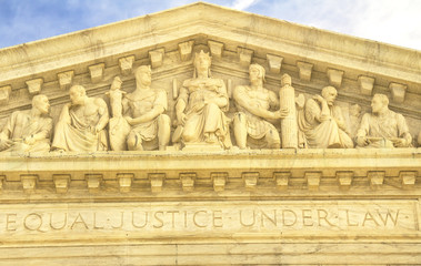 United States Supreme Court Building in Washington DC, USA